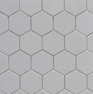 DOVE GRAY HEX MATTE 3"