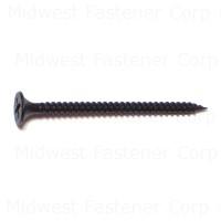 08089 6 X 2 DRYWALL SCREWS FINE PHILLIPS BUGLE BLACK