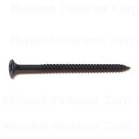 08091 8X2-1/2 DRYWALL SCREWS FINE PHILLIPS BUGLE BLACK