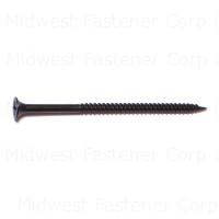 08092 8X3 DRYWALL SCREWS FINE PHILLIPS BUGLE BLACK