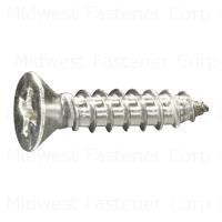 8 X 3/4 SCREWS PH FLAT SHEET METAL SS 05165