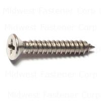 05166 8 X 1 SCREWS PH FLAT SHEET METAL SS