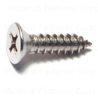 05174 10X3/4 SCREWS PH FLAT SHEET METAL SS