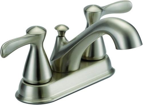 BATH FAUCET 4" BRUSHED NICKEL (50/50 POP-UP)10691