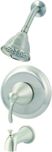 TUB & SHOWER TRIM KIT BRUSHED NICKE SINGLE- HANDLE 10707