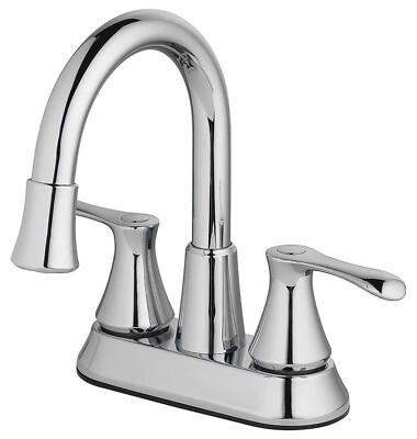 BATHROOM FAUCET LAV LED LIGHTED 2HNDL B.NICKEL