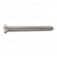 8 X 2 SCREWS PH FLAT SHEET METAL SS