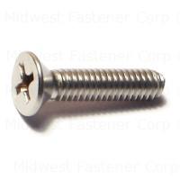 PHILLIPS FLAT MACHINE SCREWS 8-32 X 3/4 STAINLESS