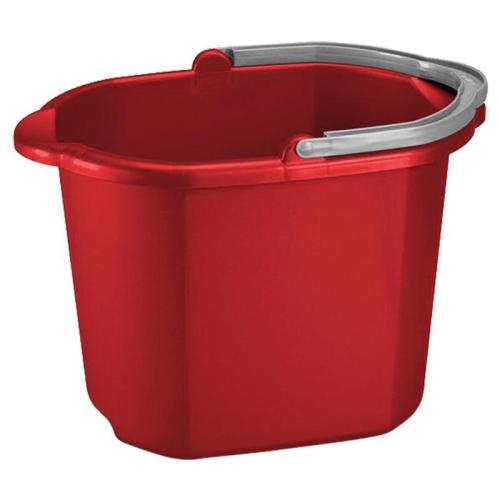 16 Quart Classic Red Mop Bucket