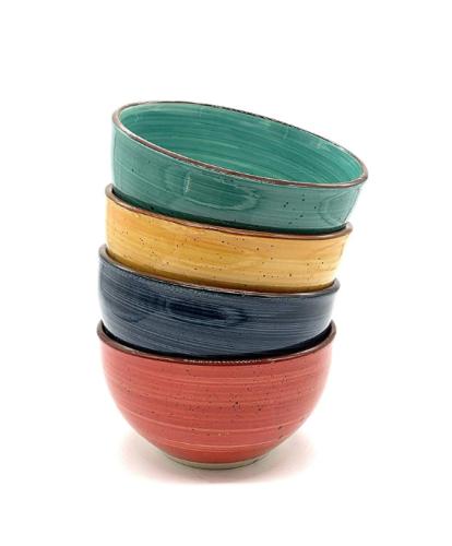 GIBSON 4 STONEWARE CEREAL BOWL