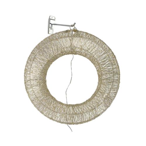 WREATH METAL WIRE RING W/5760 LIGHTS WARM 60x13x60CM metal