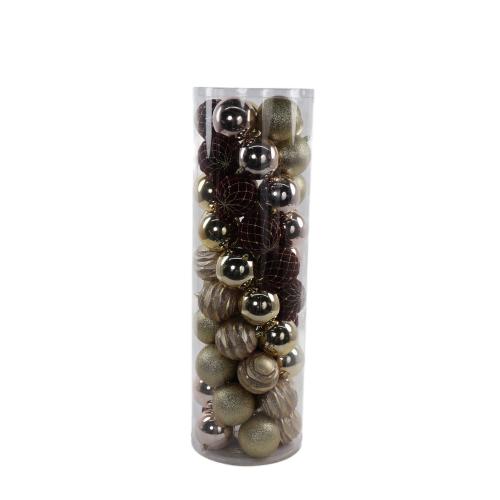 8cm Christmas Ball Ornaments, Set of 50 
