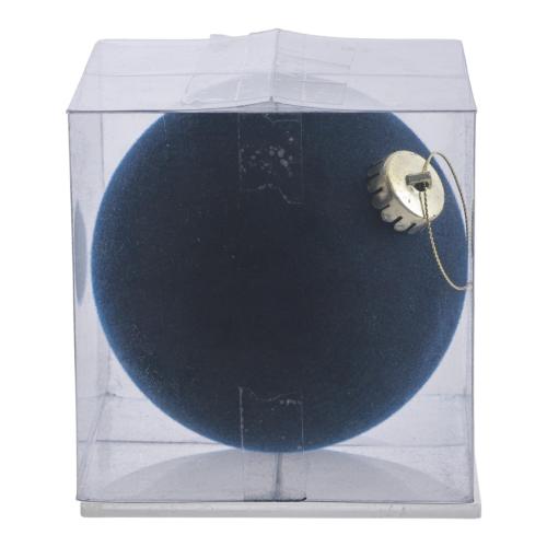 Navy Blue 12cm Christmas Ball Ornamet