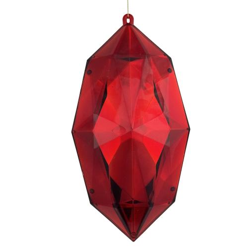 Red Christmas Ornament Gem