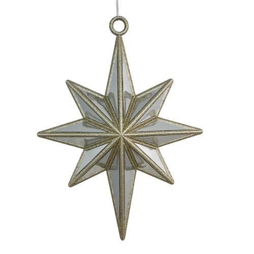 Silver Christmas Star Ornament
