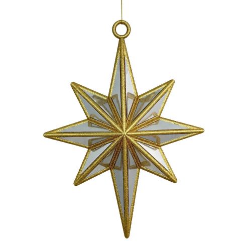 Gold Christmas Star Ornament