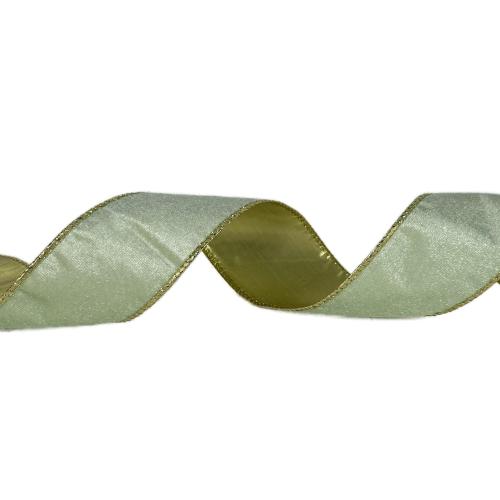 Velvet With Metallic Back Christmas Ribbon