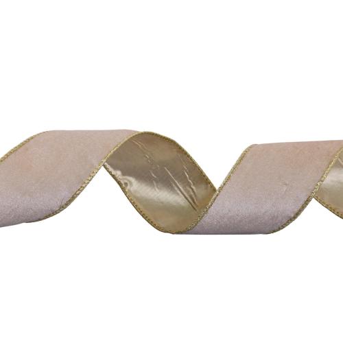 Cream & Gold Christmas Ribbon