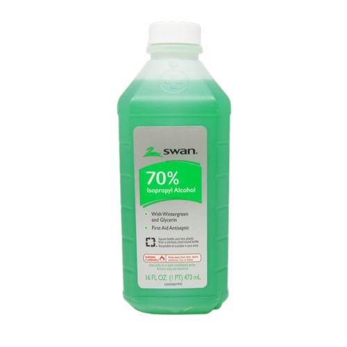 ALCOHOL 70% RUBBING WINTERGREEN 16OZ