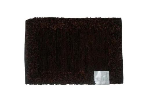 RUG BROWN GLORY BORDERED 21"x32"