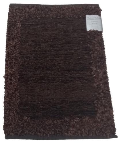 RUG BROWN GLORY BORDERED 24"x36"