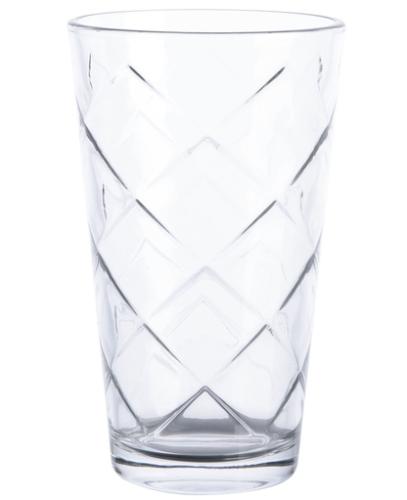 GLASSWARE GIBSON 16oz TUMBLER SET LATTICE