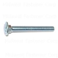 5/16-18 x 2-1/2 ZINC CARRIAGE BOLTS