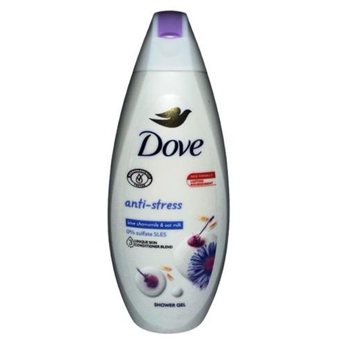 DOVE BODYWASH ANTI STRESS BLUE CHM & OAT MILK 250ML