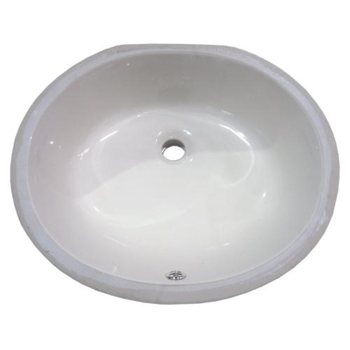 SINK WHITE OVAL PORCELAIN