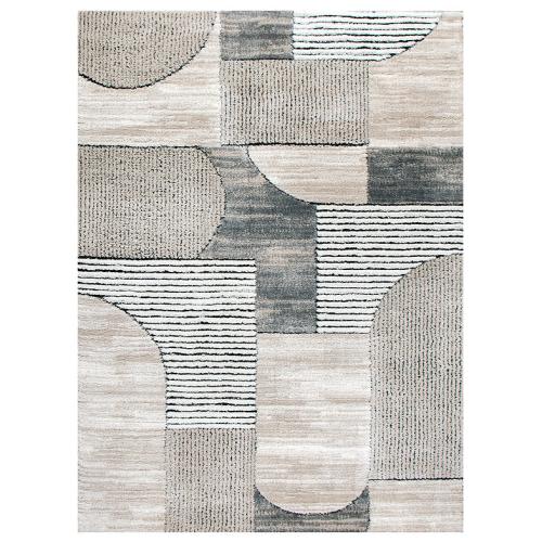 Ashley 872 Latte Area Rug – 5 ft x 7 ft