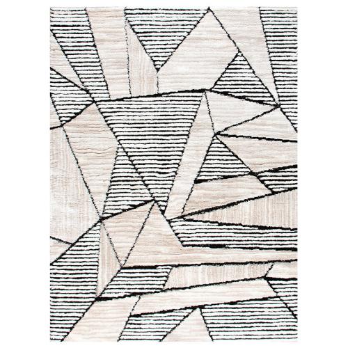 Ashley 875 Latte Area Rug – 5 ft x 7 ft