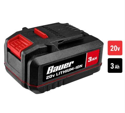 BATTERY 20V LITHIUM BAUER 3.0 AMP