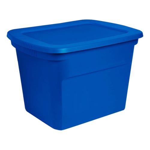 TOTE BOX 18-GAL BLUE MORPHO
