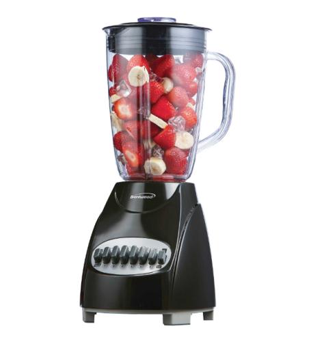 BLENDER 12SP W/PLASTIC JAR-BLK JB-220B