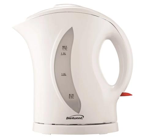 KT-1617 KETTLE WHT 1.8QT ELEC PLASTIC
