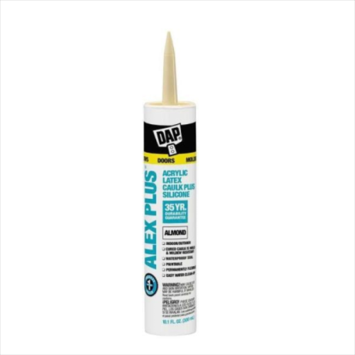 CAULK ALMOND ALL PURPOSE ACRYLIC LATEX PLUS SILICON-ALEX PLUS