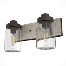 DEVON PARK 2 LIGHT VANITY ONYX