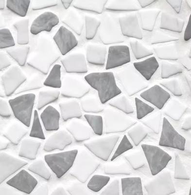 GRAY MIX RIVER PEBBLES 12 X 12