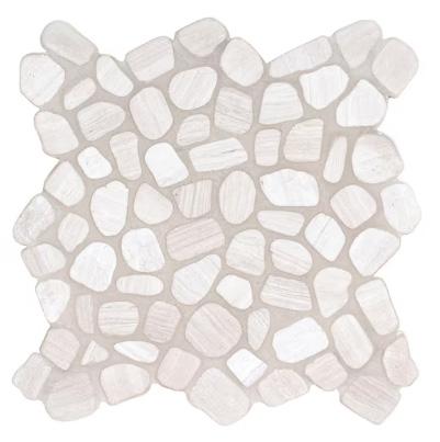 WHITE OAK PEBBLE MESH 12 X12