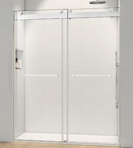 SHOWER DOOR 56"-60" BRUSHED NICKEL SOFT CLOSE