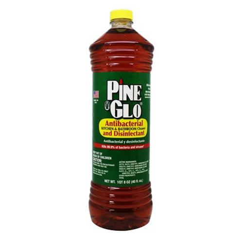 Pine Glo Pine Antibacterial Kitchen & Bathroom Cleaner, Disinfectant, 40 oz