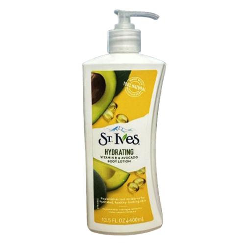 LOTION ST. IVES HYDRATING VITAMIN E & AVOCADO 400ML