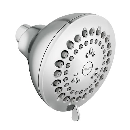 SHOWERHEAD ADLER CHR 3" 4 FUNCT