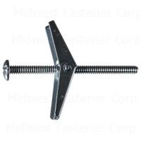 MUSHROOM TOGGLE BOLTS 1/8 X 2 ZINC