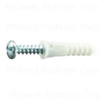 #10-#12 X 1-1/4 RIBBED PLAS ANCH KIT