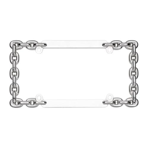 Chrome Chain License Plate Frame