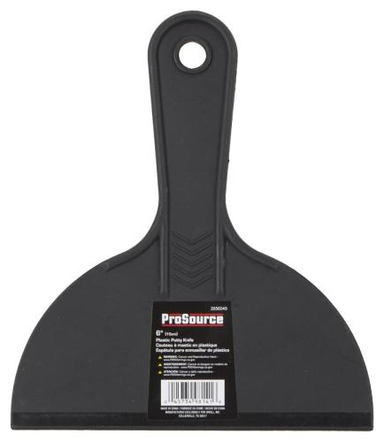 ProSource JL-PS063L Putty Knife, 6 in W Blade, 6 in L Blade, Plastic Handle