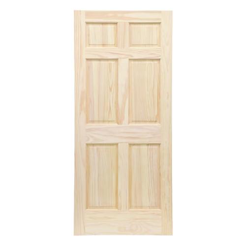 DOOR 2/4X6/8 PINE 6 PNL SLAB 28"