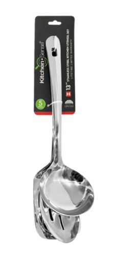 5 Piece Kitchen Utensil Set, Stainless Steel