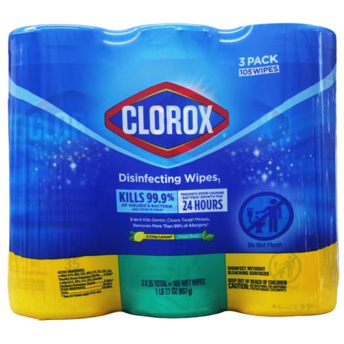 Clorox Disinfecting Wipes, Lemon Fresh